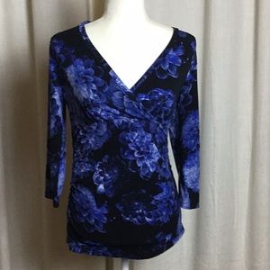 Ann Taylor Floral Top S